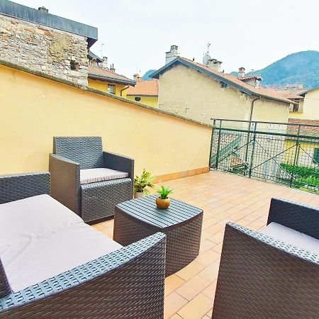 King Como Lake Center 9 Posti Letto- Grande Terrazza - 2 Bagni Privati Εξωτερικό φωτογραφία